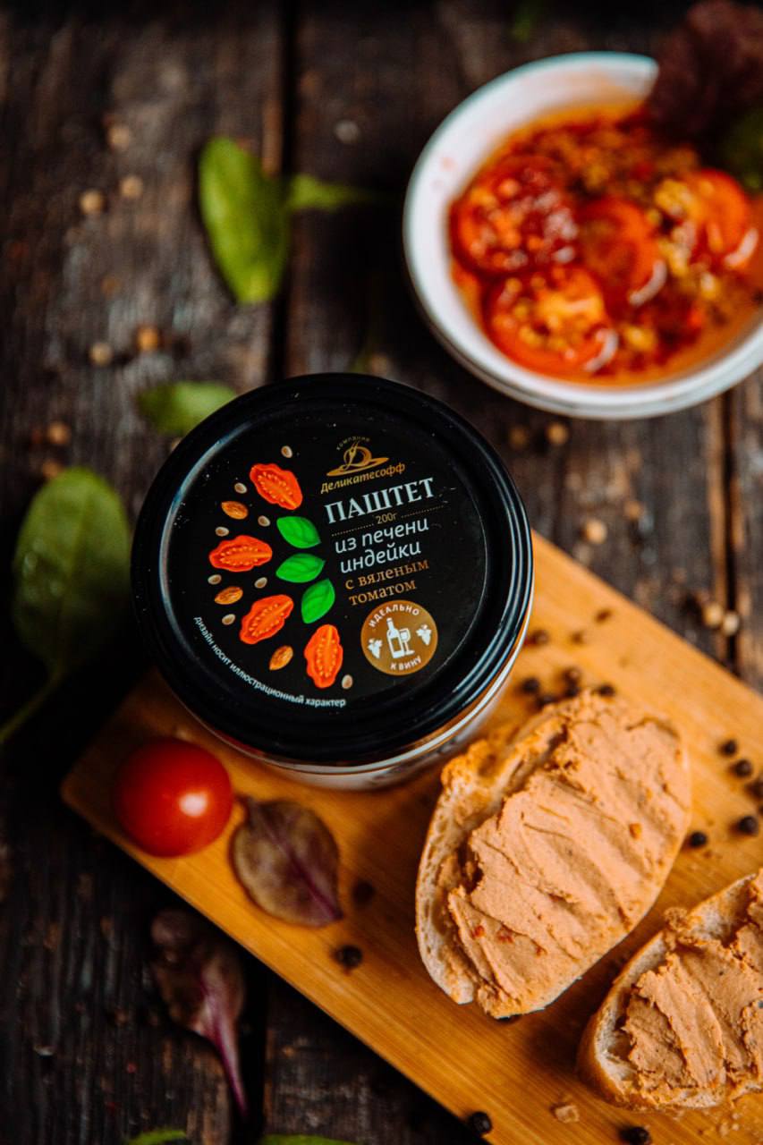 Паштет с вяленными томатами