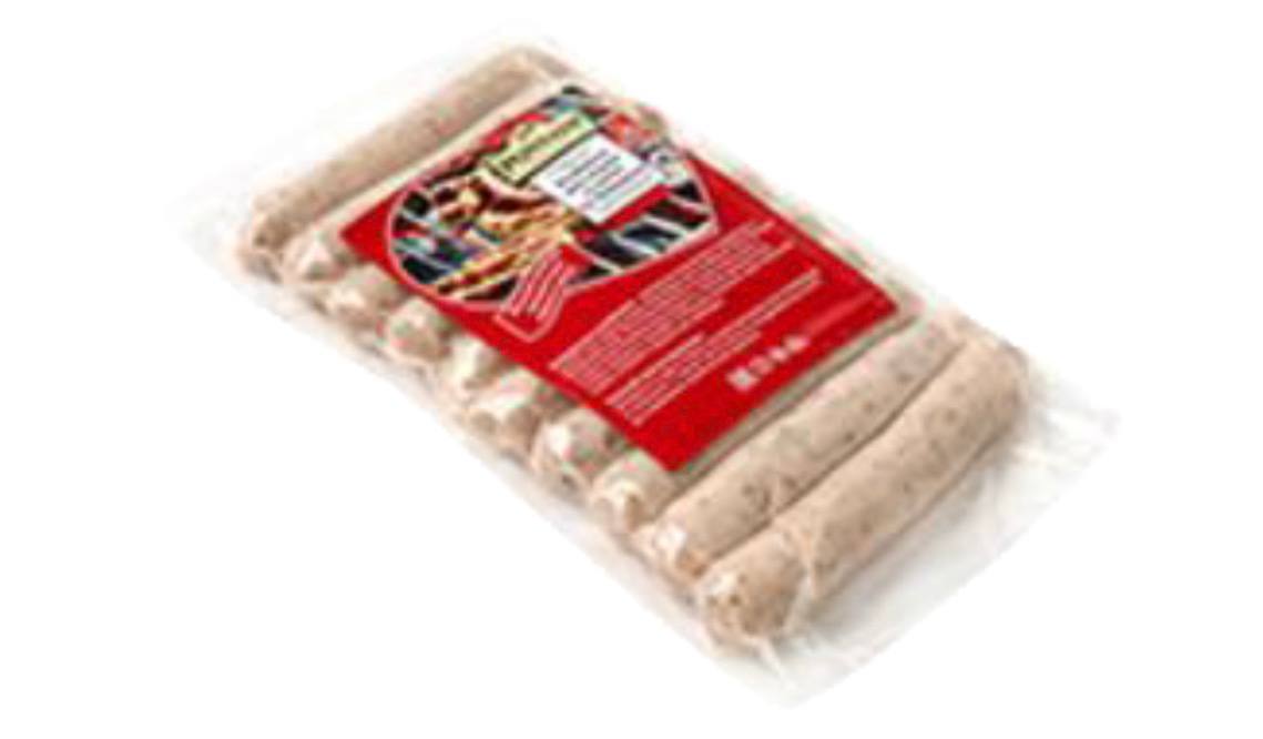 Колбаски для жарки и гриля "по-Баварски", 10 шт. х 20 гр., вес.