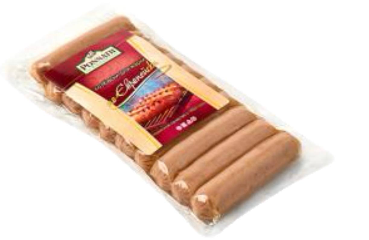 Колбаски для жарки и гриля "по-Европейски", 10 шт. х 20 гр., вес.