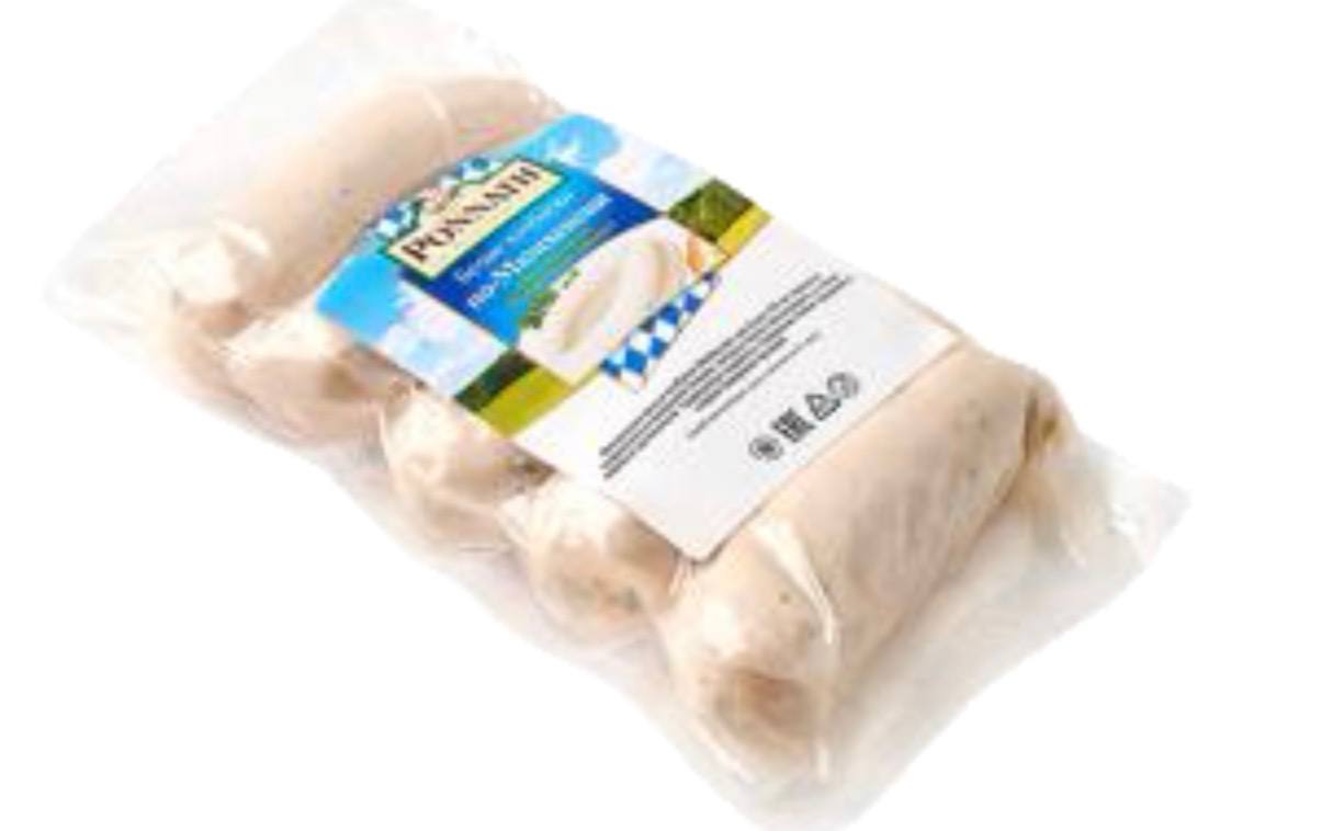 Колбаски белые "по-Мюнхенски", 5 шт. х 60 гр., вес.