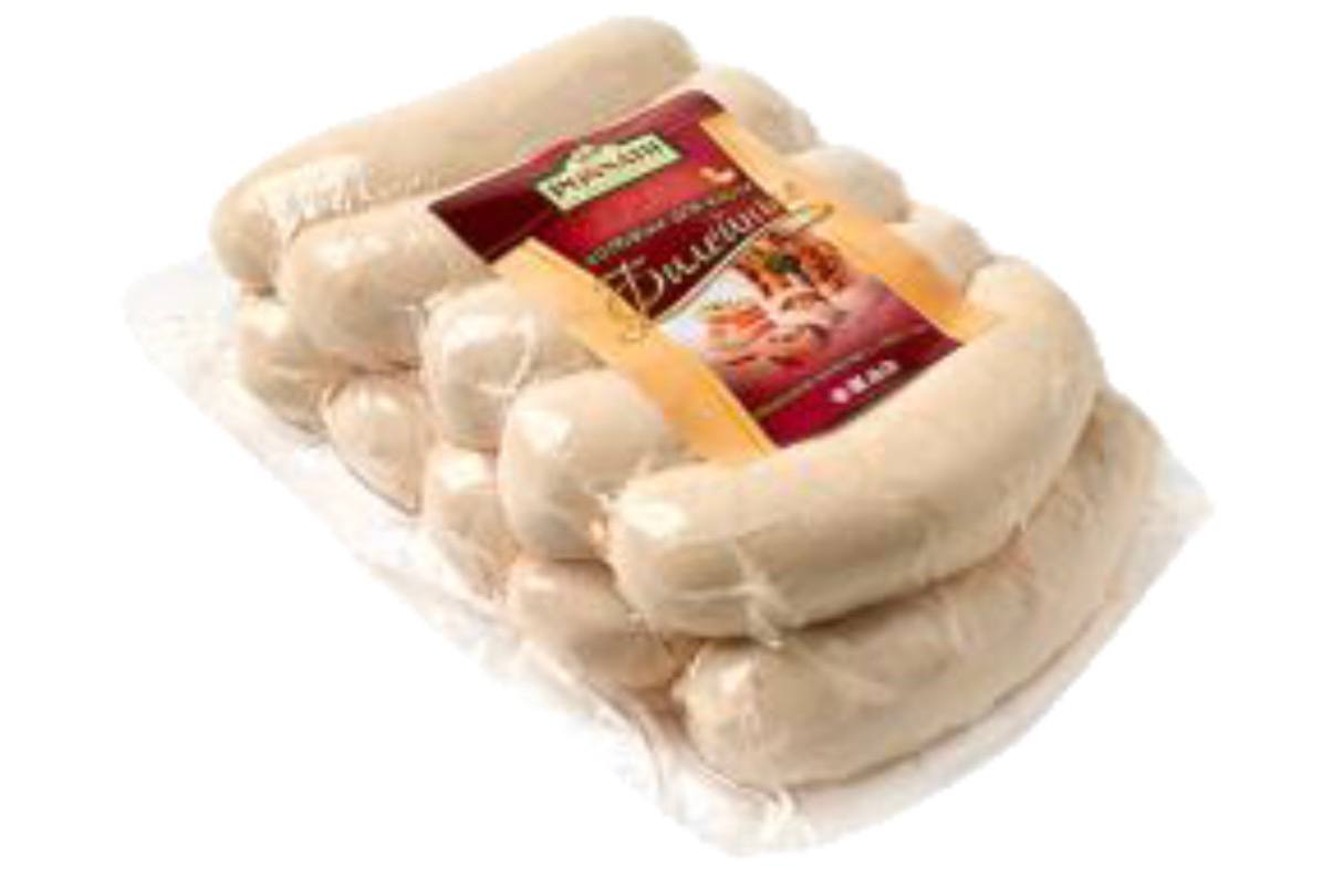 Колбаски "Филейные", из курицы, 10 шт. х 100 гр., вес.